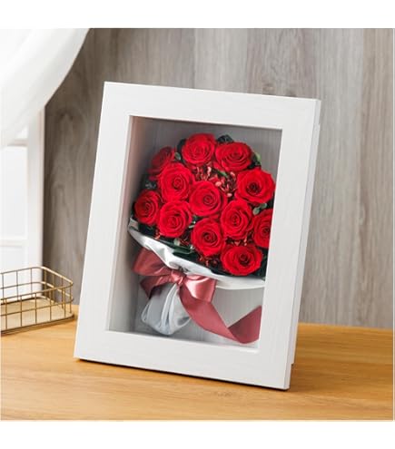 まとめ買いでもバラでも対応させて頂きます。 Amazon｜枯れないお花 プリザーブドフラワー 赤バラ 9本のブーケ 花